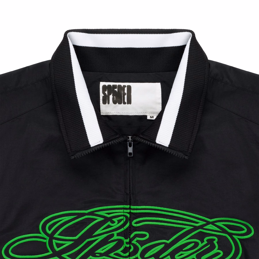 KURTKA ROZGRZEWKOWA BLACK SCRIPT | SP5DER | KING SPIDER